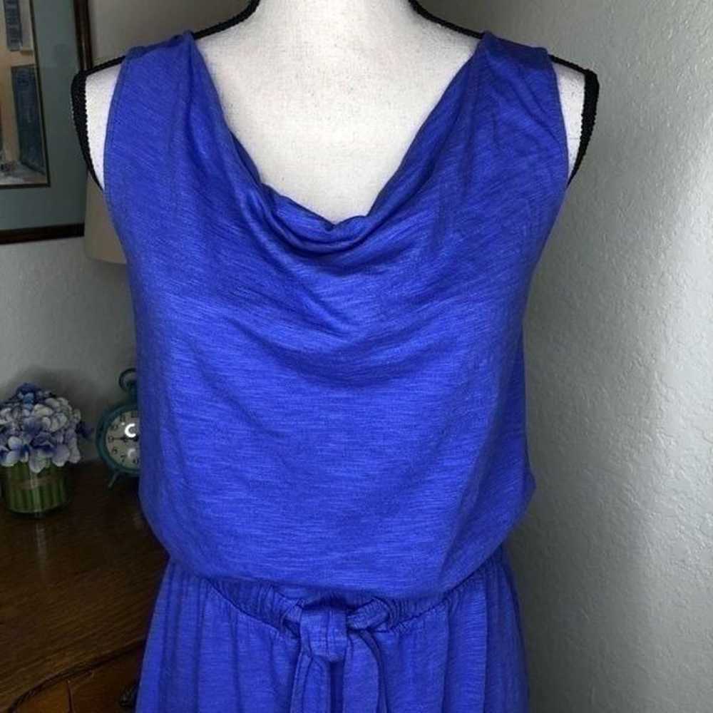 Lilla P Drape Front High Low Hem Dress Size S - image 4