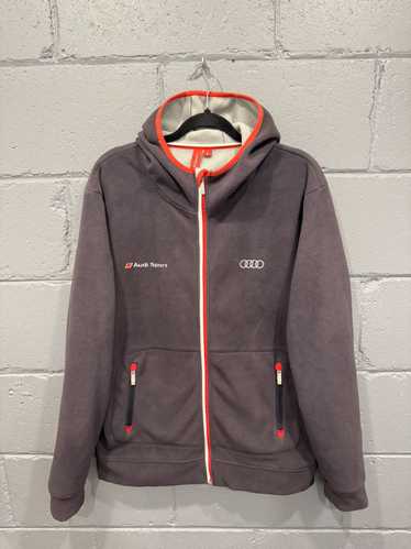 Audi × Mercedes Benz × Racing Audi sport fleece zi