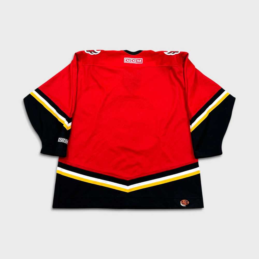 Ccm × NHL × Vintage 90s CCM Calgary Flames Hockey… - image 6