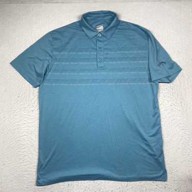 Callaway Callaway Polo Shirt Golf Mens Large Blue 