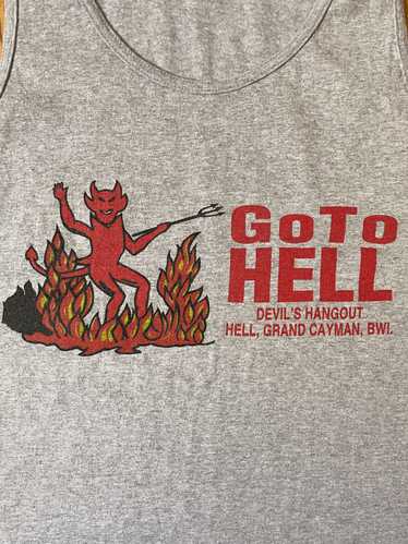 Delta × Humor × Vintage 90s Go To Hell Devil's Han