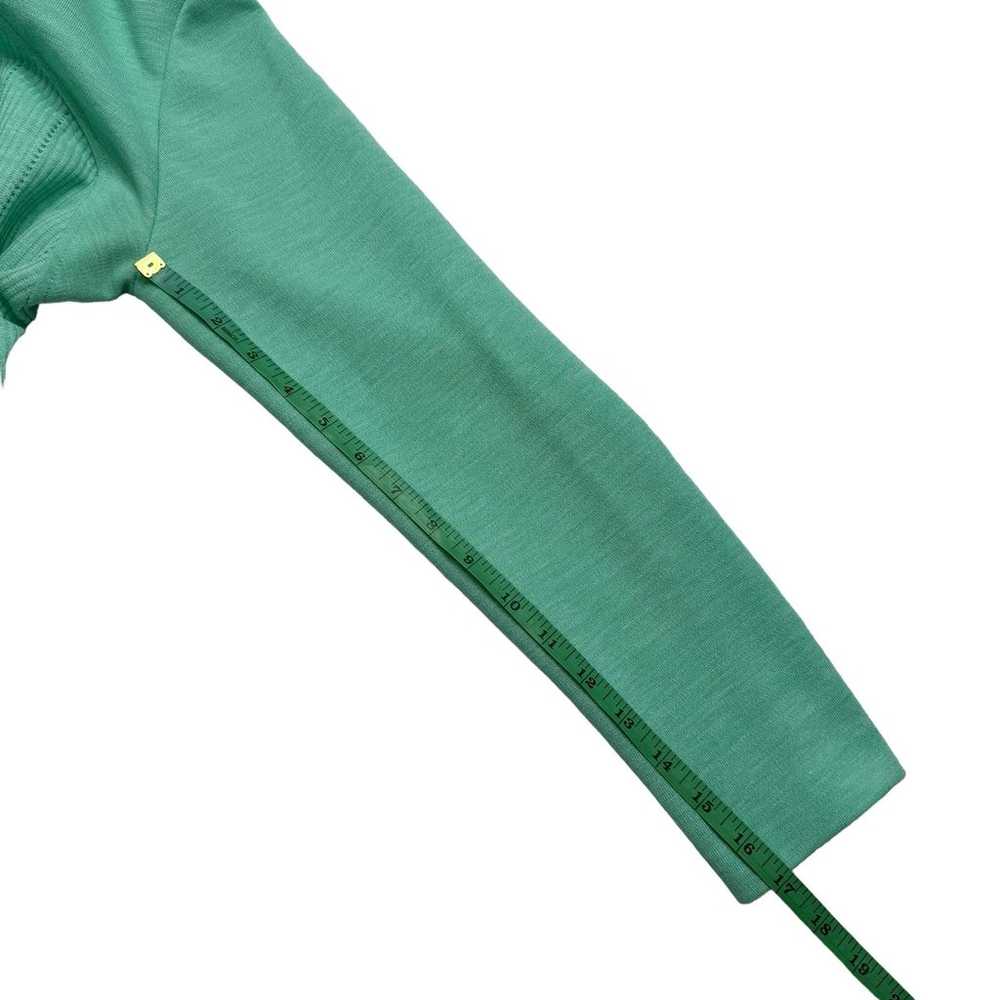 Vintage BLEEKER STREET Seafoam Green 70s Long Sle… - image 11