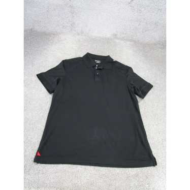 UNTUCKit Untuckit Polo Shirt Mens Medium Black Cot