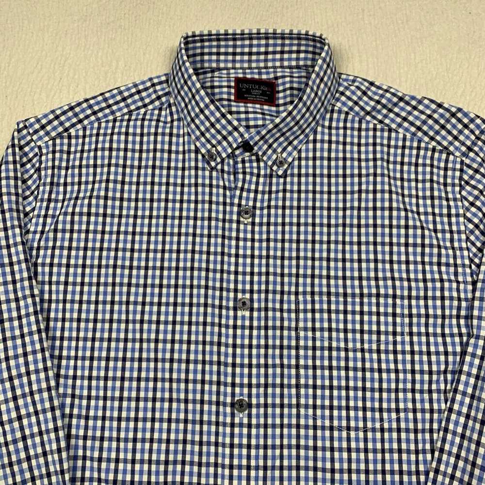 UNTUCKit UNTUCKit Slim Fit Shirt Mens Large Blue … - image 2