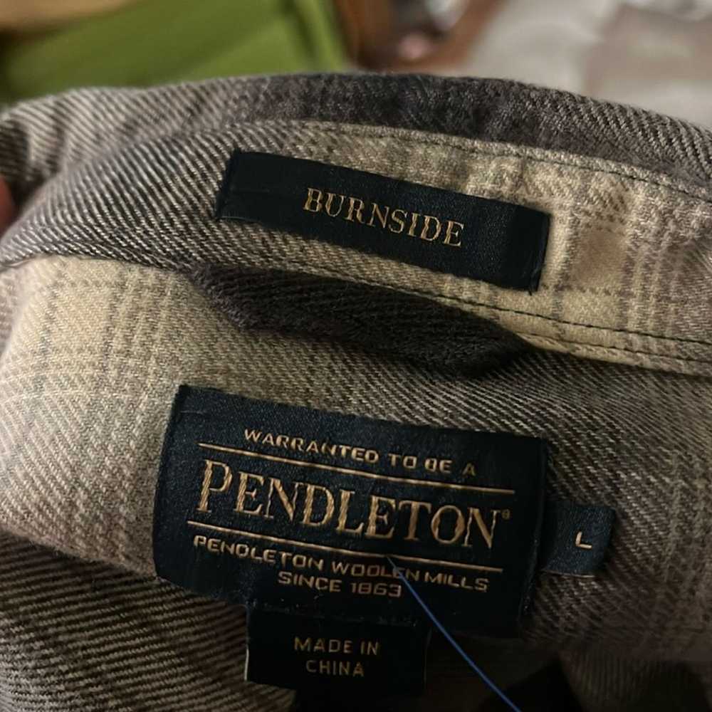 Pendleton PENDLETON Burnside button up flannel L - image 3