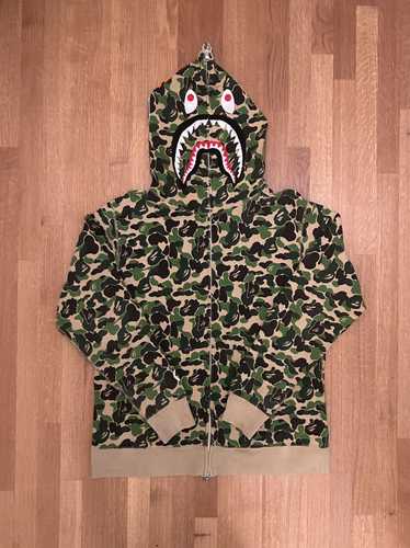 Bape Bape Full Zip Hoodie WGM Camo Shark