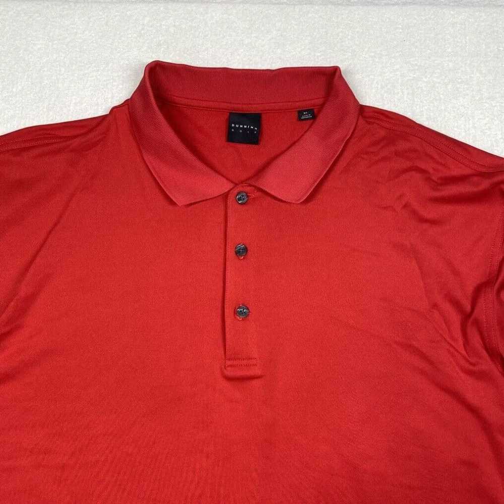 Vintage Dunning Golf Polo Shirt Mens XL Red Short… - image 2