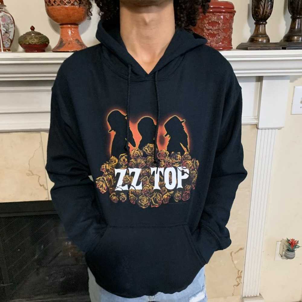 Gildan × Rock Band ZZ Top Pull over Hoodie - image 2