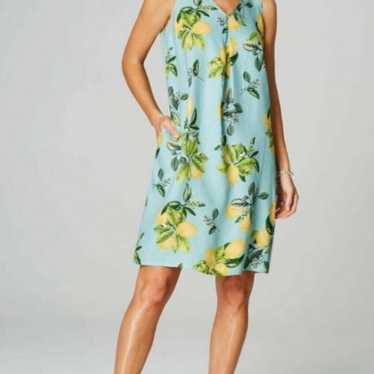 J.Jill Love Linen Lemon Dress 2X - image 1