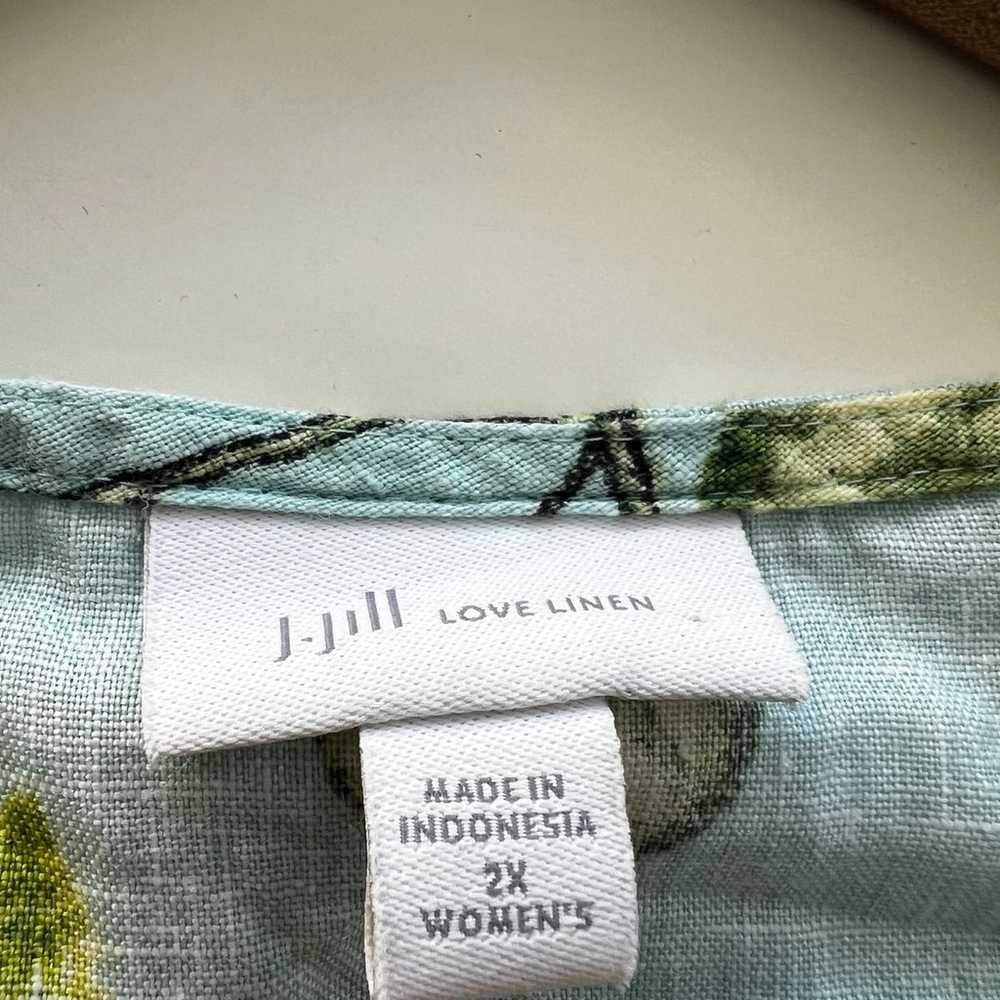 J.Jill Love Linen Lemon Dress 2X - image 5