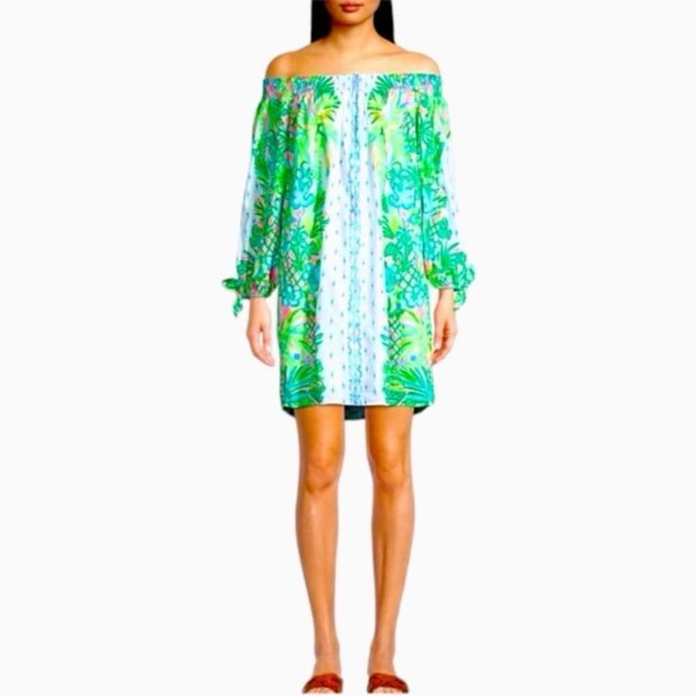 Lilly Pulitzer |  Maryellen Off-The-Shoulder Dres… - image 1