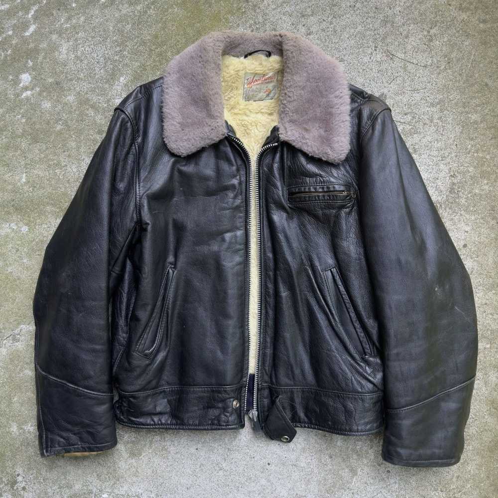 Leather Jacket × Streetwear × Vintage VINTAGE 40s… - image 1