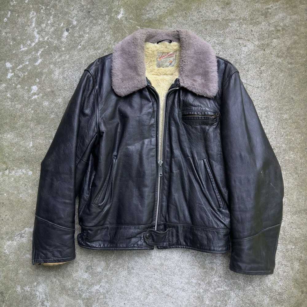 Leather Jacket × Streetwear × Vintage VINTAGE 40s… - image 7