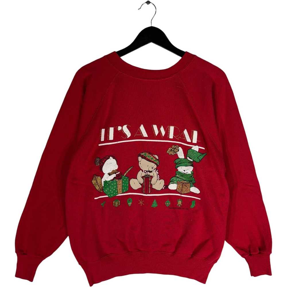 Vintage Vintage "Its A Wrap" Christmas Crewneck - image 1