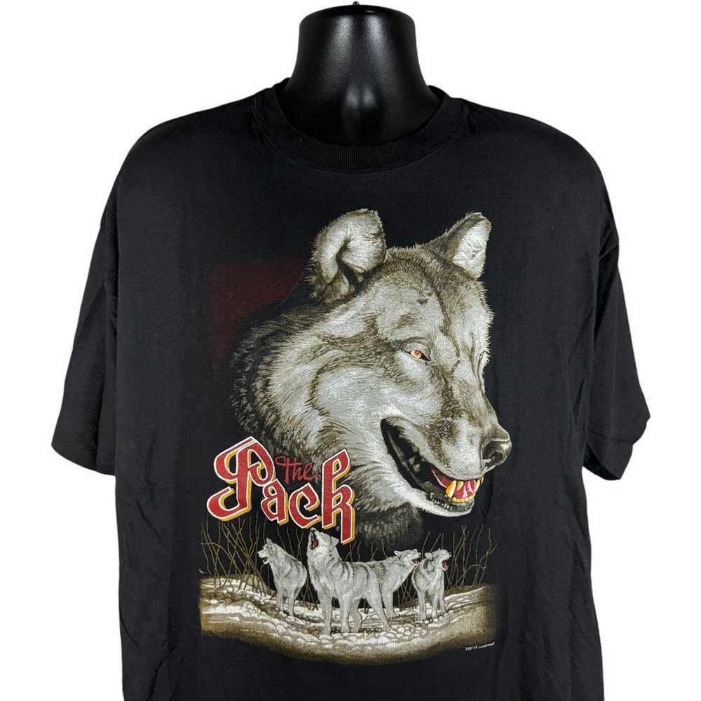 Vintage Vintage "The Pack " Wolf Nature Tee - image 2