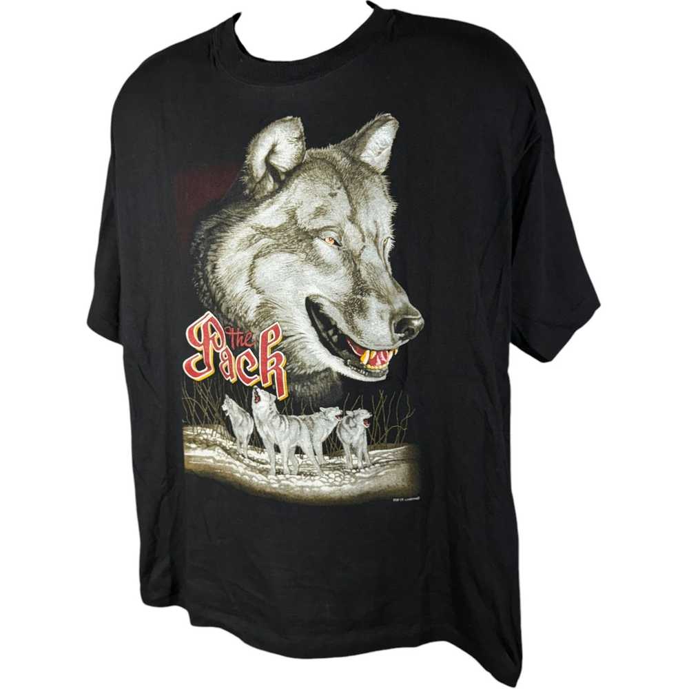 Vintage Vintage "The Pack " Wolf Nature Tee - image 3