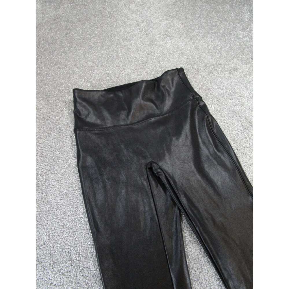 Spanx Spanx Leggings Womens Small Black Faux Leat… - image 2