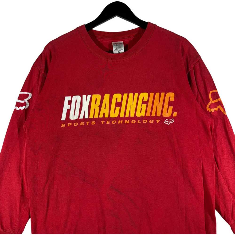 Fox Vintage Fox Racing Squirt 400 Spellout Long S… - image 2