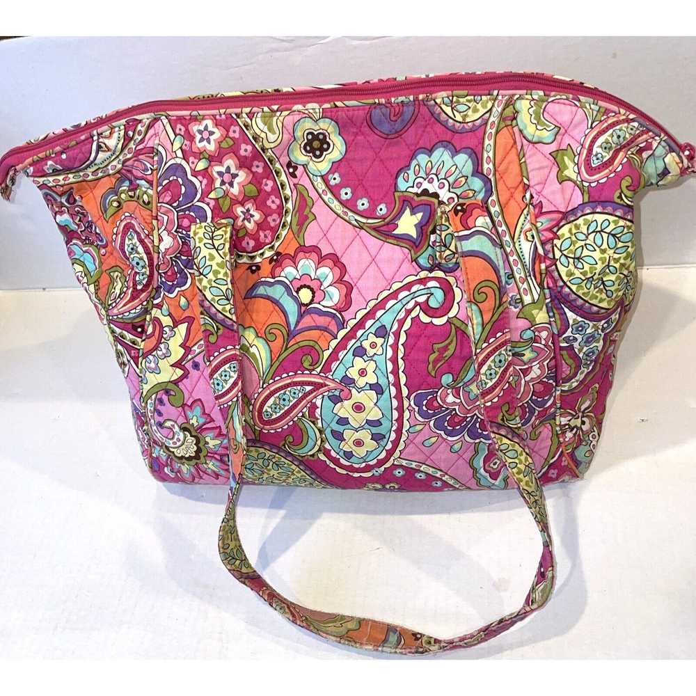 Vera Bradley Vera Bradley Weekender Bag Pink Swir… - image 3