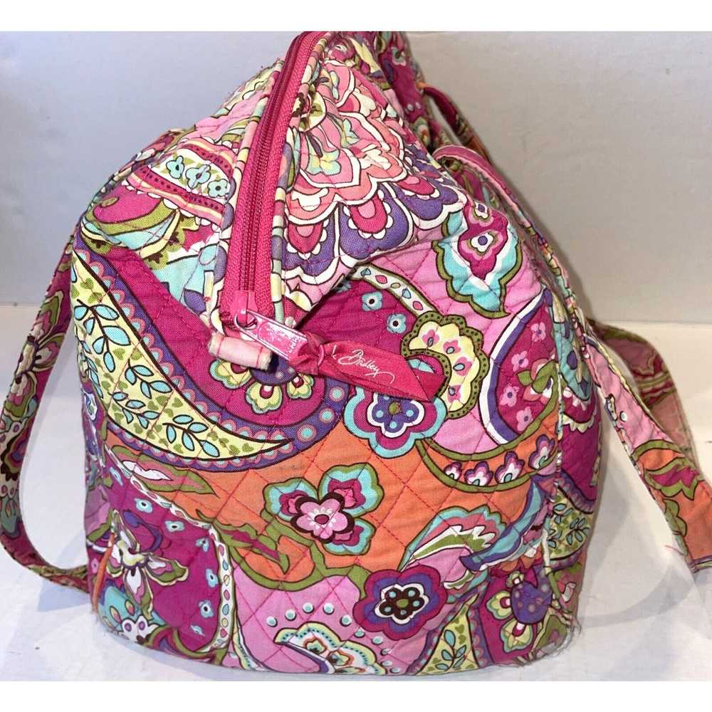 Vera Bradley Vera Bradley Weekender Bag Pink Swir… - image 5