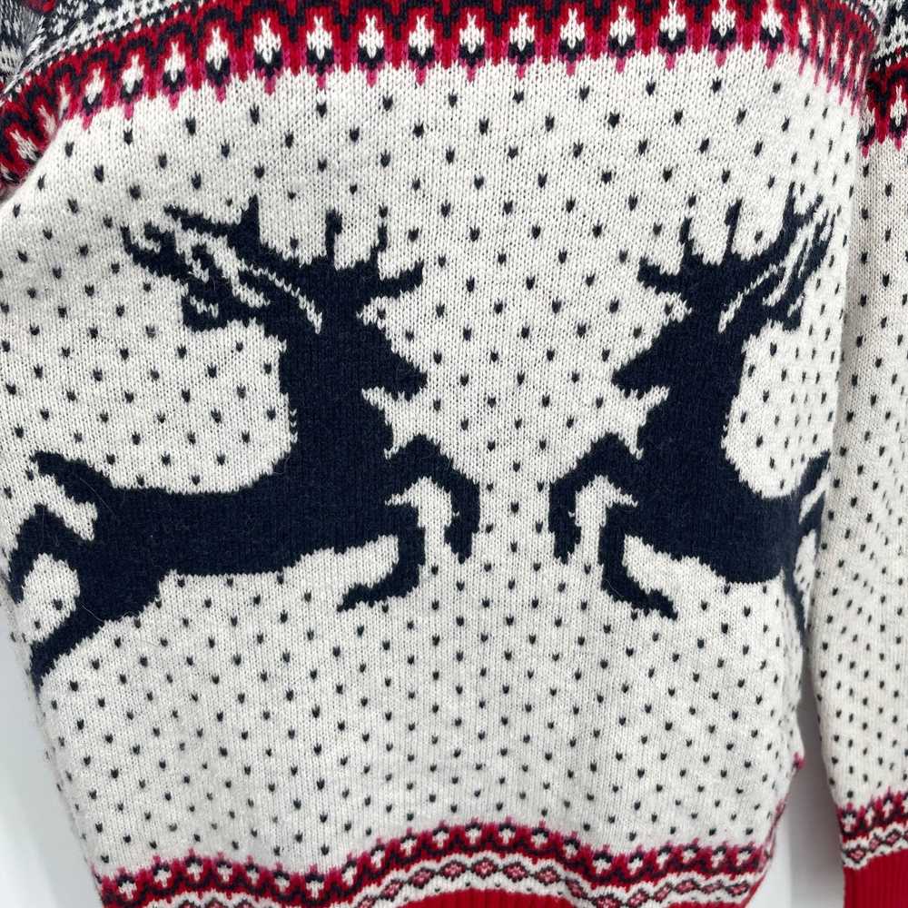 H&M H&M Ugly Christmas Jacquard Knit Reindeer Swe… - image 3