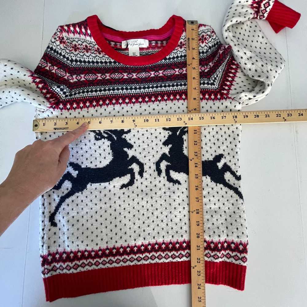 H&M H&M Ugly Christmas Jacquard Knit Reindeer Swe… - image 8