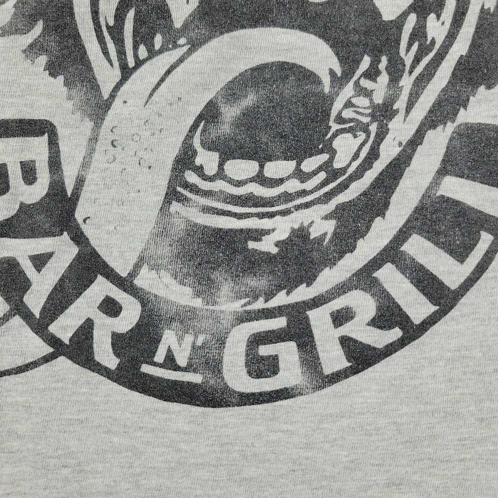 Gas Men's 2XL Gray Raglan Graphic Tee Shirt with … - image 3