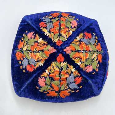 Vintage Vintage Traditional Beadwork Skullcap Hat 