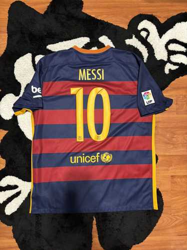 Nike 2015/16 FC Barcelona Lionel Messi Home Jersey