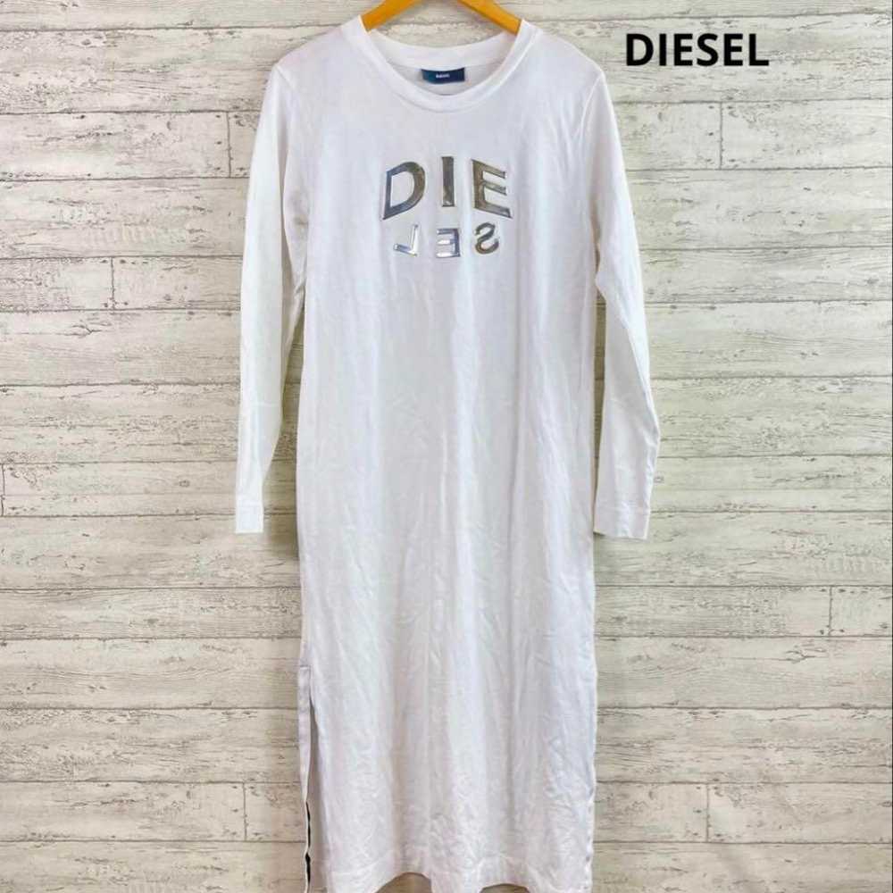 ♡DIESEL♡ Diesel ♡ Metal-style Logo Long Dress - image 1