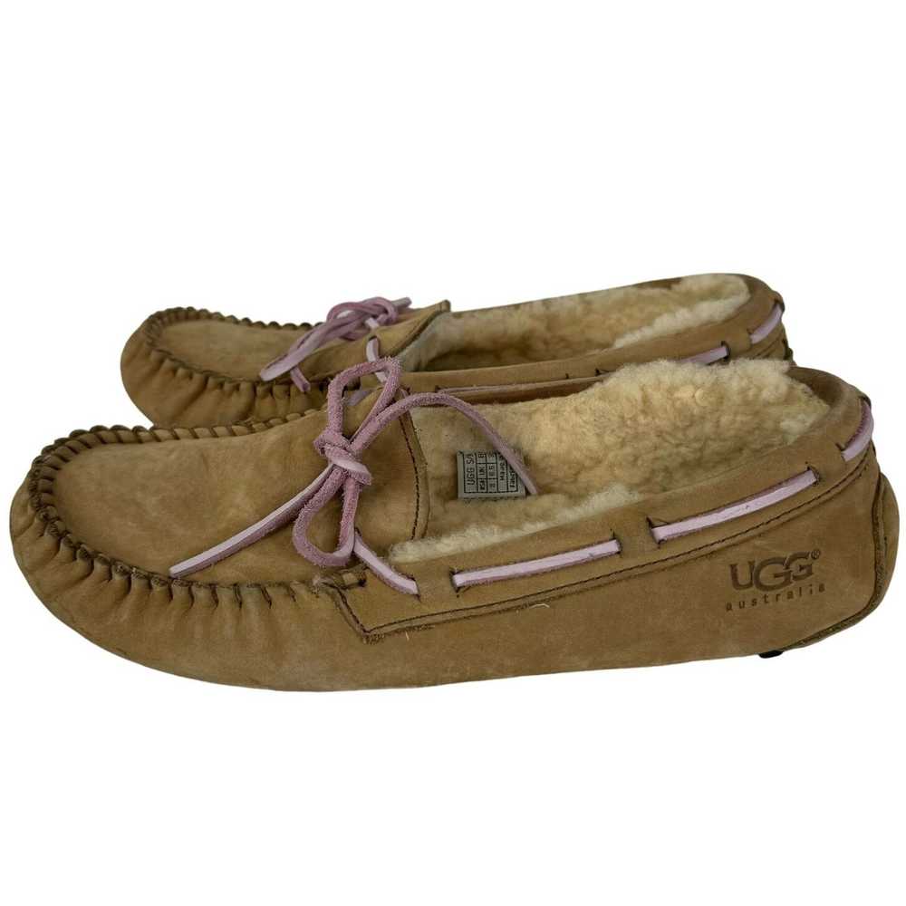 Ugg Ugg Australia Womens Dakota Tan Leather Mocca… - image 1