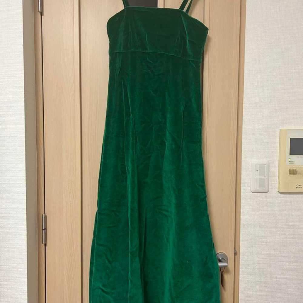 Vintage Velvet Long Dress - image 1