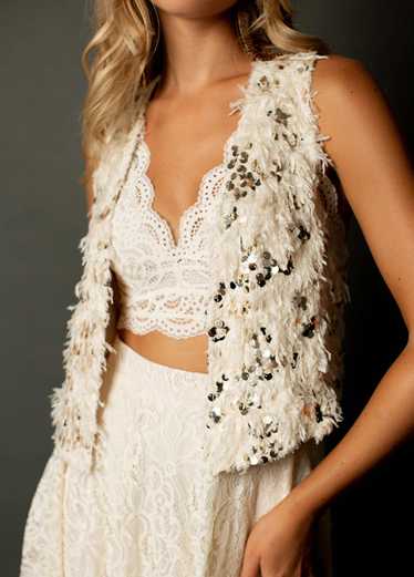 Joyfolie Mikah Vest in Cream