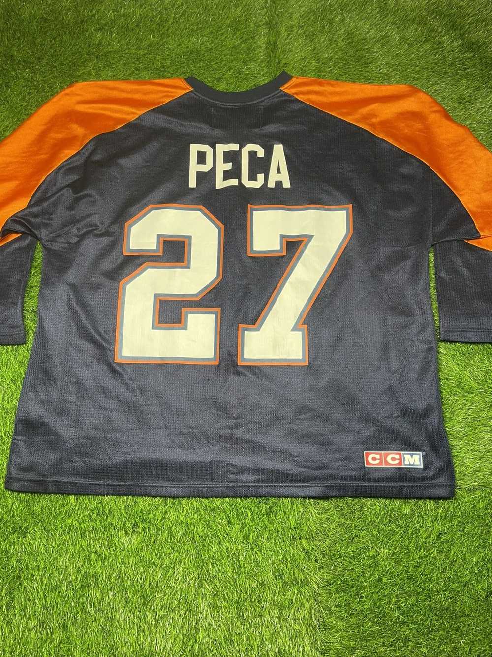 Ccm × NHL × Vintage VERY RARE Vintage Peca #27 NY… - image 4