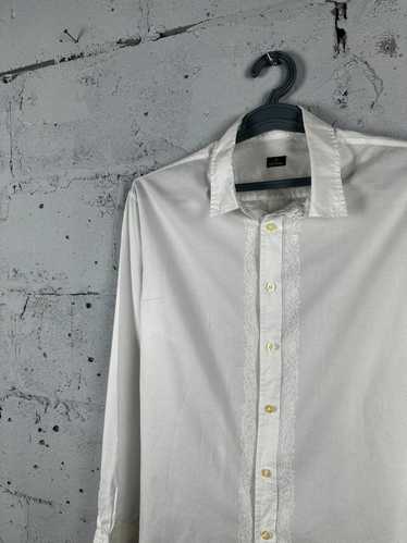 Designer × Paul Smith Vintage Paul Smith White Em… - image 1