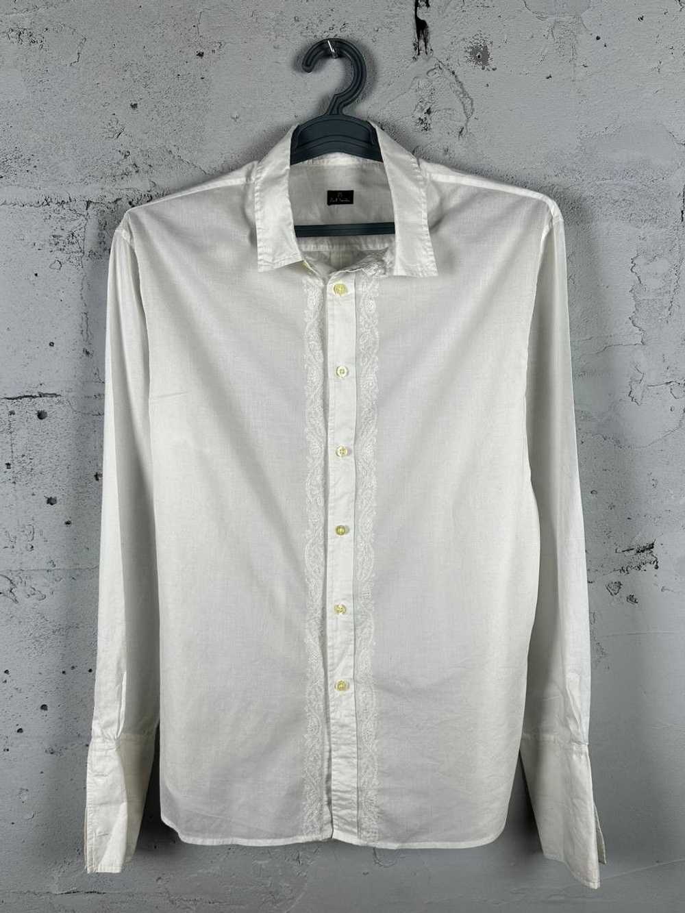 Designer × Paul Smith Vintage Paul Smith White Em… - image 2