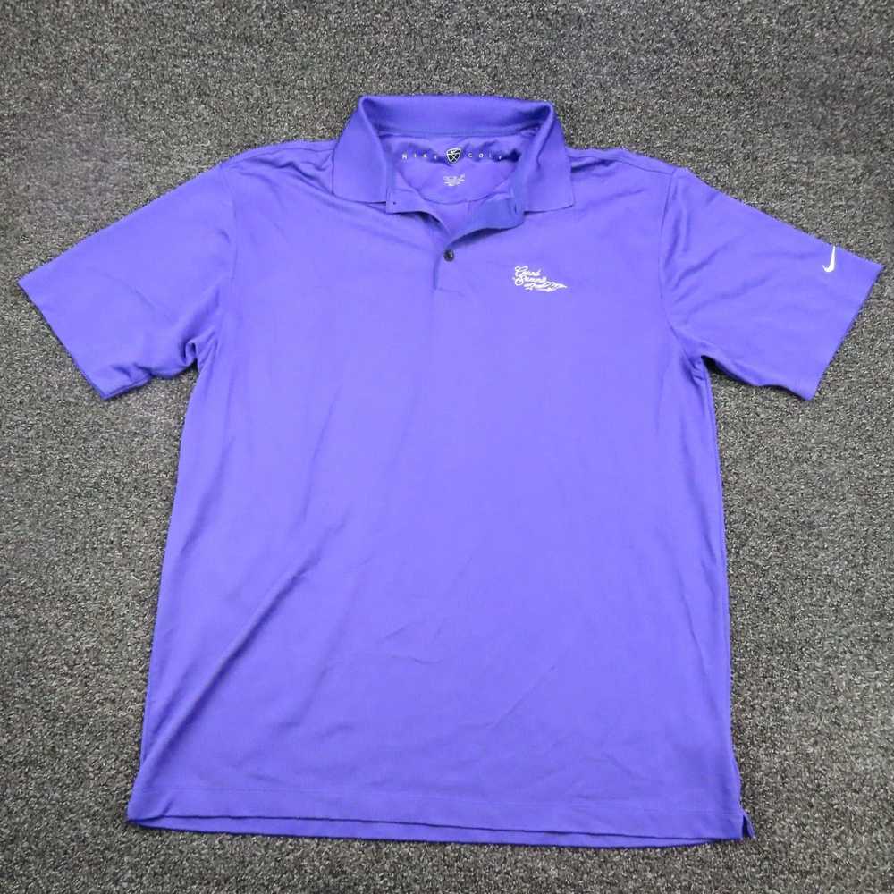 Nike Breathable Purple Short Sleeve Golf Polo Shi… - image 1