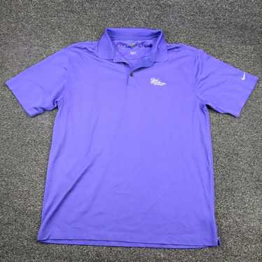 Nike Breathable Purple Short Sleeve Golf Polo Shi… - image 1