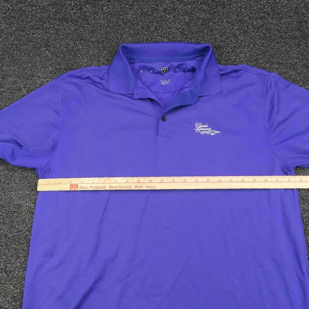 Nike Breathable Purple Short Sleeve Golf Polo Shi… - image 3