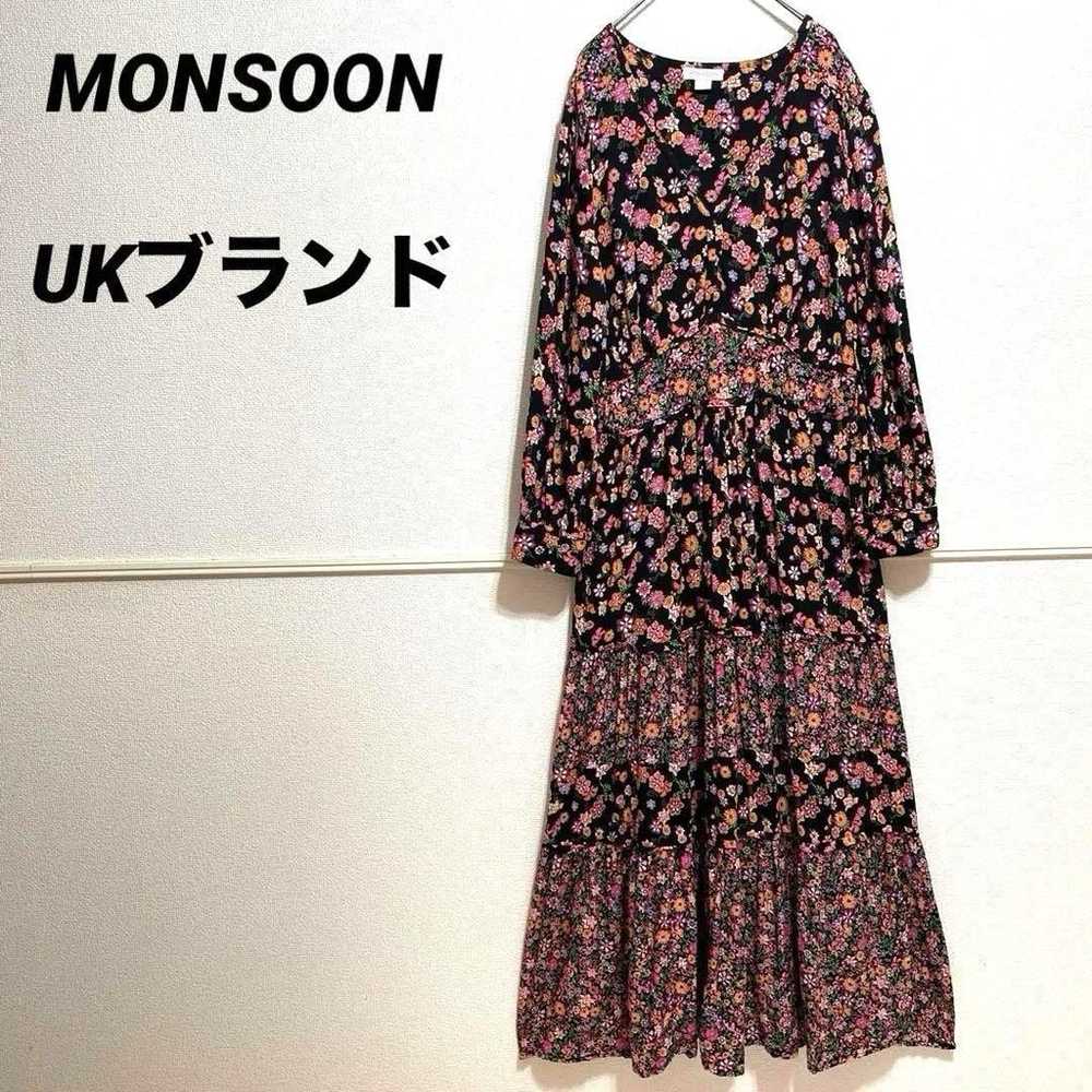 MONSOON UK London Floral Dress Maxi Dress - image 1