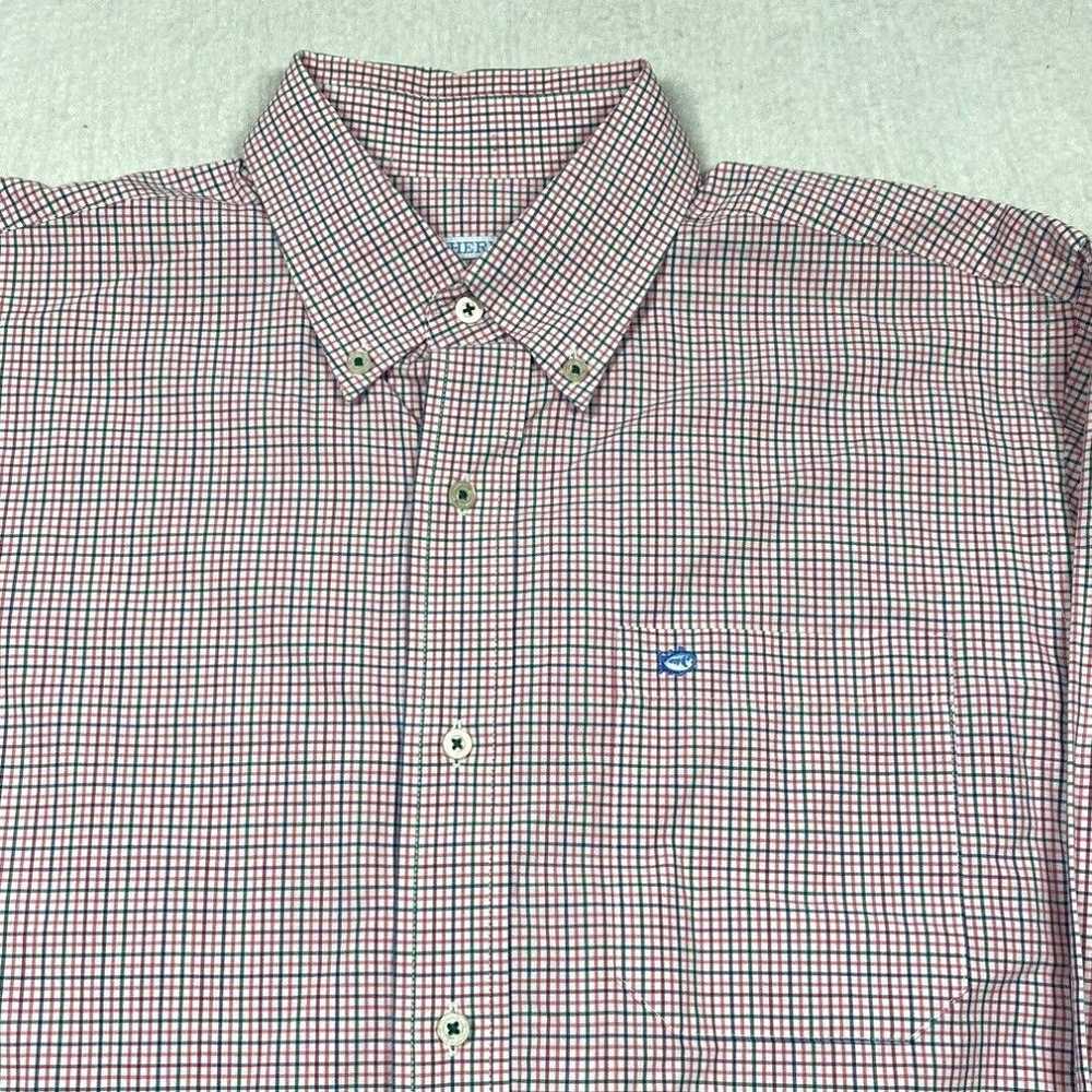 Southern Tide Southern Tide Shirt Mens Medium Red… - image 2