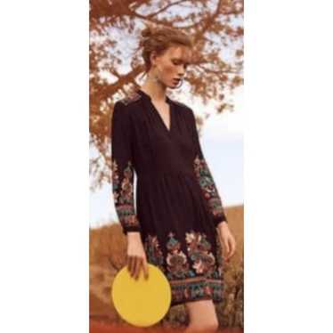 Floreat black embroidered dress from Anthropologie