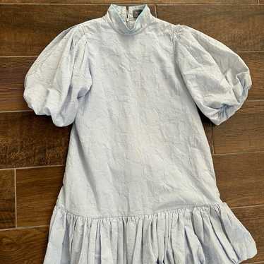 Nancy cavally paris Dress baby blue color