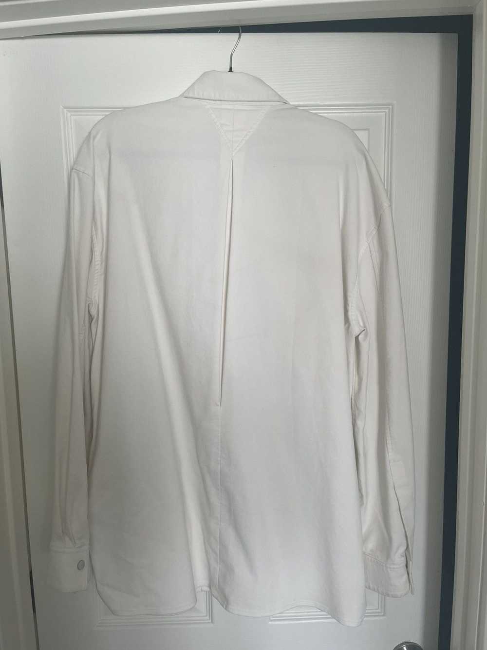 Bottega Veneta WHITE GABARDINE STUDDED SHIRT - image 3