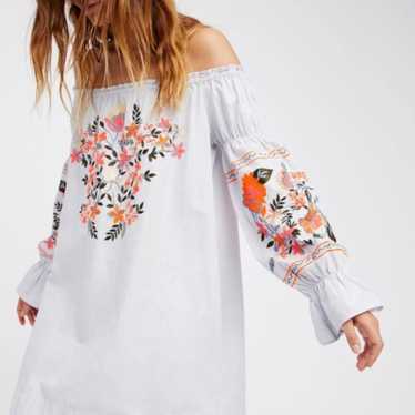 FREE PEOPLE Fleur Du Jour Embroidered Dress | Medi