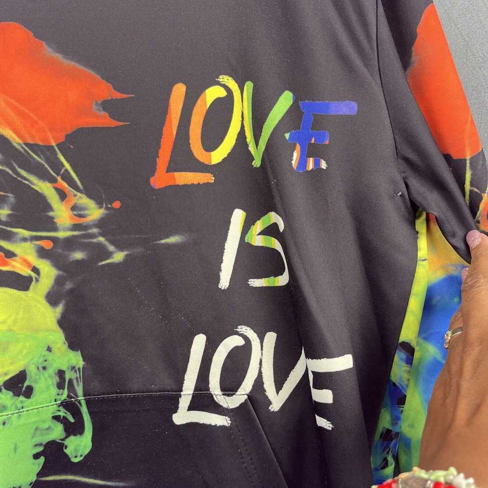 Generic Tie-dye Love is Love Hoodie Men's Small C… - image 2