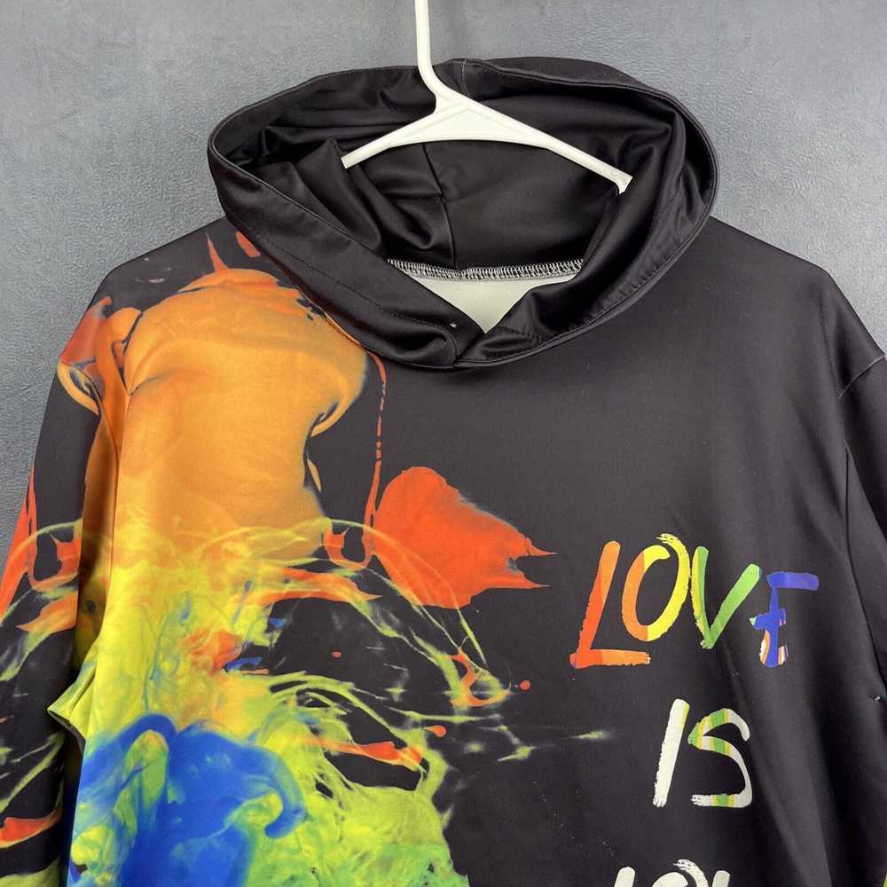 Generic Tie-dye Love is Love Hoodie Men's Small C… - image 6