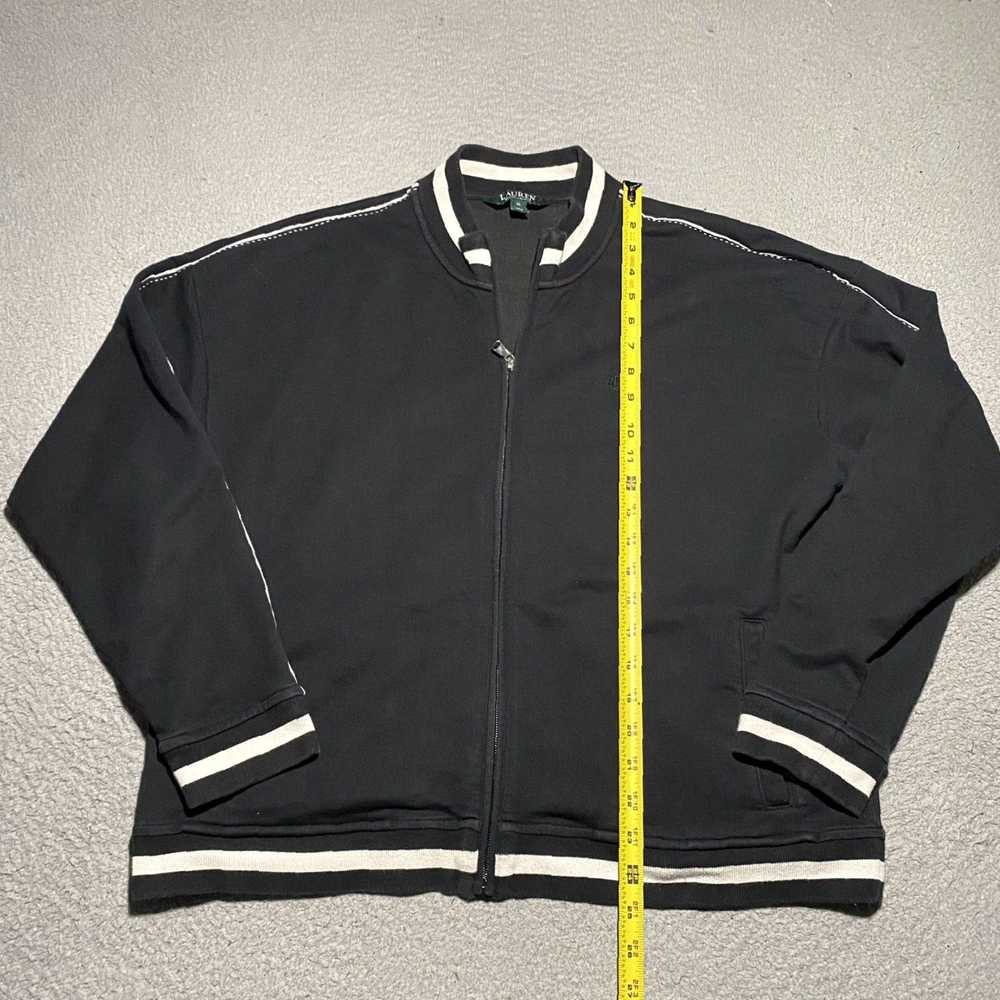 Ralph Lauren Luxurious Black and White Full Zip S… - image 2