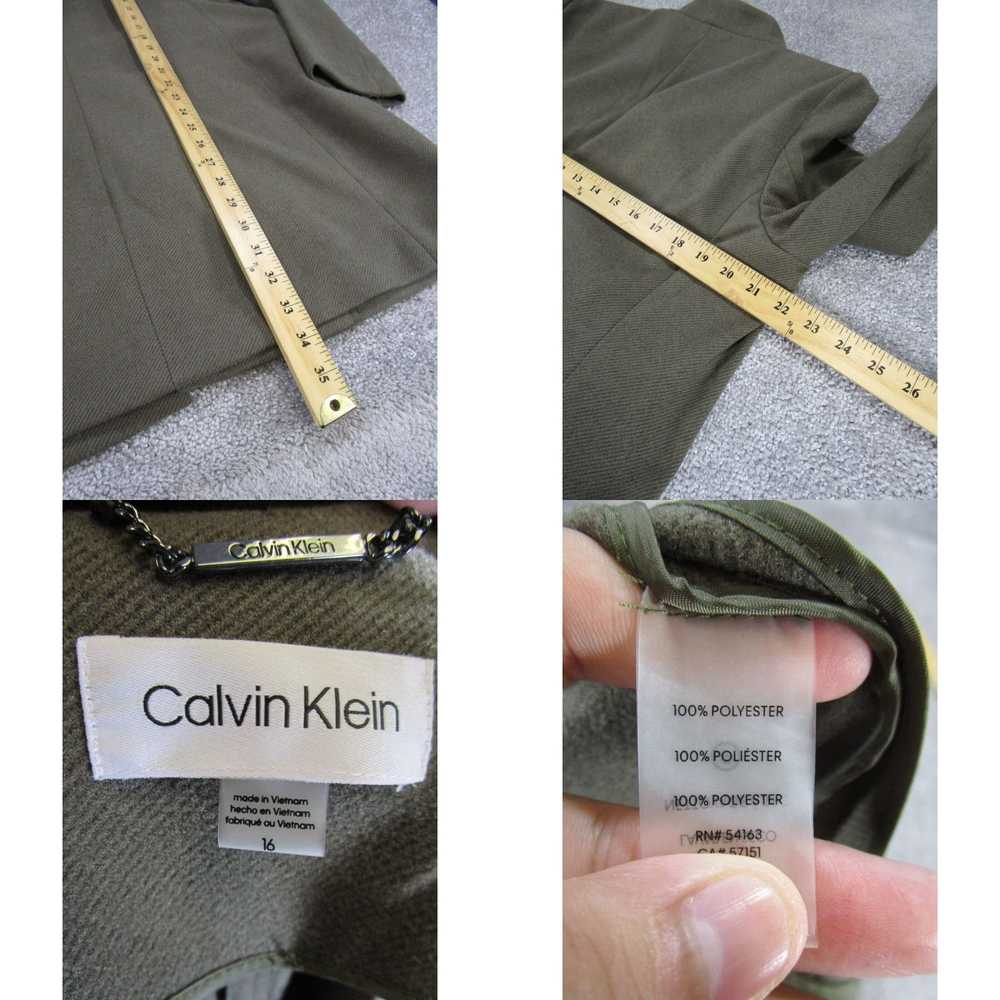 Calvin Klein Calvin Klein Trench Coat Womens 16 B… - image 4