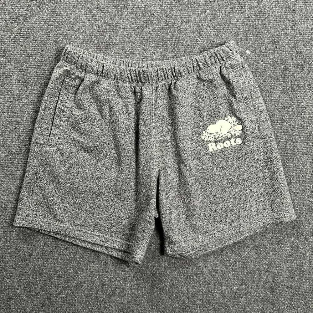 Roots Roots Shorts Mens Small Gray Sweat Stretch … - image 1